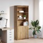 Aparador Artisan Roble 70x35x180 cm Madera de ingeniería de , Aparadores - Ref: Foro24-3328479, Precio: 126,88 €, Descuento: %