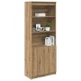 Aparador Artisan Roble 70x35x180 cm Madera de ingeniería de , Aparadores - Ref: Foro24-3328479, Precio: 126,88 €, Descuento: %