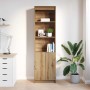 Aparador Artisan Roble 50x35x180 cm Madera de ingeniería de , Aparadores - Ref: Foro24-3328470, Precio: 108,04 €, Descuento: %