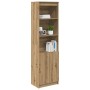Aparador Artisan Roble 50x35x180 cm Madera de ingeniería de , Aparadores - Ref: Foro24-3328470, Precio: 108,04 €, Descuento: %