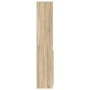 Aparador alto roble Sonoma 50x35x180 cm madera de ingeniería de , Aparadores - Ref: Foro24-3328464, Precio: 104,17 €, Descuen...