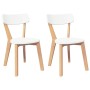 Sillas de comedor 2 unidades madera maciza de caucho de , Sillas de comedor - Ref: Foro24-4102434, Precio: 120,71 €, Descuent...