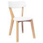 Sillas de comedor 2 unidades madera maciza de caucho de , Sillas de comedor - Ref: Foro24-4102434, Precio: 120,71 €, Descuent...