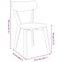 Sillas de comedor 2 unidades madera maciza de caucho de , Sillas de comedor - Ref: Foro24-4102434, Precio: 120,71 €, Descuent...