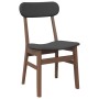 Sillas de comedor con cojines 2 uds madera maciza marrón caucho de , Sillas de comedor - Ref: Foro24-4102436, Precio: 157,06 ...