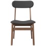 Sillas de comedor con cojines 2 uds madera maciza marrón caucho de , Sillas de comedor - Ref: Foro24-4102436, Precio: 157,06 ...