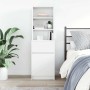 Mesilla de noche de madera de ingeniería blanca 39x35x125 cm de , Mesitas de noche - Ref: Foro24-861310, Precio: 75,38 €, Des...