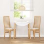 Sillas de comedor con cojines 2 uds madera maciza caucho de , Sillas de comedor - Ref: Foro24-4102455, Precio: 148,87 €, Desc...