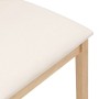 Sillas de comedor con cojines 2 uds madera maciza caucho de , Sillas de comedor - Ref: Foro24-4102455, Precio: 148,87 €, Desc...