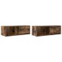 Muebles de TV 2 uds madera ingeniería color roble 80x31x25,5 cm de , Muebles TV - Ref: Foro24-861463, Precio: 70,79 €, Descue...