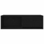 Mueble de TV de madera de roble negro 80x31x25,5 cm de , Muebles TV - Ref: Foro24-861456, Precio: 46,17 €, Descuento: %