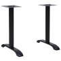 Patas para mesa de bistró 2 uds. Hierro fundido negro 61x8x72cm de , Patas para mesas - Ref: Foro24-325428, Precio: 103,30 €,...
