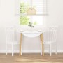 Sillas de comedor 2 unidades madera maciza de caucho blanco de , Sillas de comedor - Ref: Foro24-4102415, Precio: 120,62 €, D...