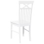 Sillas de comedor 2 unidades madera maciza de caucho blanco de , Sillas de comedor - Ref: Foro24-4102415, Precio: 120,62 €, D...