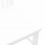 Sillas de comedor 2 unidades madera maciza de caucho blanco de , Sillas de comedor - Ref: Foro24-4102415, Precio: 120,62 €, D...