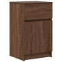 Mesilla de noche roble marrón 39x35x65 cm madera de ingeniería de , Mesitas de noche - Ref: Foro24-861331, Precio: 51,93 €, D...