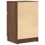 Mesilla de noche roble marrón 39x35x65 cm madera de ingeniería de , Mesitas de noche - Ref: Foro24-861331, Precio: 51,93 €, D...