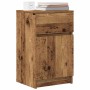 Mesilla de noche de madera antigua 39x35x65cm Madera ingeniería de , Mesitas de noche - Ref: Foro24-861333, Precio: 50,57 €, ...
