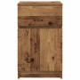 Mesilla de noche de madera antigua 39x35x65cm Madera ingeniería de , Mesitas de noche - Ref: Foro24-861333, Precio: 50,57 €, ...