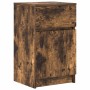 Mesilla de noche roble ahumado 39x35x65 cm madera de ingeniería de , Mesitas de noche - Ref: Foro24-861327, Precio: 50,57 €, ...