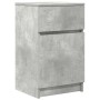 Mesilla de noche gris hormigón 39x35x65 cm madera de ingeniería de , Mesitas de noche - Ref: Foro24-861325, Precio: 50,57 €, ...