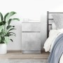 Mesilla de noche gris hormigón 39x35x65 cm madera de ingeniería de , Mesitas de noche - Ref: Foro24-861325, Precio: 50,57 €, ...