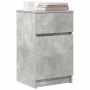 Mesilla de noche gris hormigón 39x35x65 cm madera de ingeniería de , Mesitas de noche - Ref: Foro24-861325, Precio: 50,57 €, ...