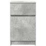 Mesilla de noche gris hormigón 39x35x65 cm madera de ingeniería de , Mesitas de noche - Ref: Foro24-861325, Precio: 50,57 €, ...