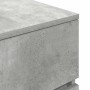 Mesilla de noche gris hormigón 39x35x65 cm madera de ingeniería de , Mesitas de noche - Ref: Foro24-861325, Precio: 50,57 €, ...