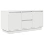 Mueble de TV con luces LED blanco 100x41x50 cm de , Muebles TV - Ref: Foro24-861409, Precio: 111,47 €, Descuento: %