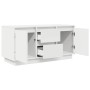 Mueble de TV con luces LED blanco 100x41x50 cm de , Muebles TV - Ref: Foro24-861409, Precio: 111,47 €, Descuento: %