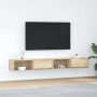 Muebles de TV 2uds Roble Sonoma 100x31x25,5cm Madera ingeniería de , Muebles TV - Ref: Foro24-861477, Precio: 89,69 €, Descue...