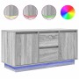 Mueble de TV con luces LED Sonoma gris 100x41x50 cm de , Muebles TV - Ref: Foro24-861414, Precio: 107,38 €, Descuento: %