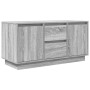 Mueble de TV con luces LED Sonoma gris 100x41x50 cm de , Muebles TV - Ref: Foro24-861414, Precio: 107,38 €, Descuento: %