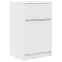 Mesita de noche madera contrachapada blanco 39x35x65 cm de , Mesitas de noche - Ref: Foro24-861319, Precio: 52,88 €, Descuent...