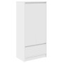 Armario con cajón blanco 55,5x34x119,5 cm Madera de ingeniería de , Aparadores - Ref: Foro24-861643, Precio: 98,07 €, Descuen...