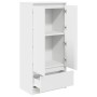 Armario con cajón blanco 55,5x34x119,5 cm Madera de ingeniería de , Aparadores - Ref: Foro24-861643, Precio: 98,07 €, Descuen...