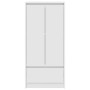 Armario con cajón blanco 55,5x34x119,5 cm Madera de ingeniería de , Aparadores - Ref: Foro24-861643, Precio: 98,07 €, Descuen...