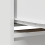 Armario con cajón blanco 55,5x34x119,5 cm Madera de ingeniería de , Aparadores - Ref: Foro24-861643, Precio: 98,07 €, Descuen...
