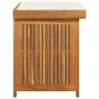 Cojines para exterior 60x50x61 cm madera maciza acacia de , Cajas de almacenaje para exteriores - Ref: Foro24-4106473, Precio...