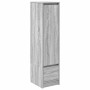 Aparador alto Sonoma gris 29,5x34x119,5 cm madera de ingeniería de , Aparadores - Ref: Foro24-861657, Precio: 70,37 €, Descue...