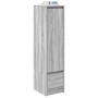 Aparador alto Sonoma gris 29,5x34x119,5 cm madera de ingeniería de , Aparadores - Ref: Foro24-861657, Precio: 70,37 €, Descue...