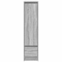 Aparador alto Sonoma gris 29,5x34x119,5 cm madera de ingeniería de , Aparadores - Ref: Foro24-861657, Precio: 70,37 €, Descue...