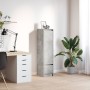 Aparador alto gris hormigón 29,5x34x119,5 cm madera ingeniería de , Aparadores - Ref: Foro24-861655, Precio: 69,62 €, Descuen...