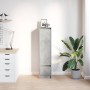 Aparador alto gris hormigón 29,5x34x119,5 cm madera ingeniería de , Aparadores - Ref: Foro24-861655, Precio: 69,62 €, Descuen...