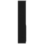 Aparador alto roble negro 37,5x35x180 cm madera de ingeniería de , Aparadores - Ref: Foro24-861662, Precio: 102,21 €, Descuen...