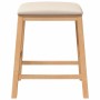 Sillas de bar con cojines 2 uds madera maciza caucho de , Taburetes de cocina - Ref: Foro24-4102578, Precio: 106,96 €, Descue...