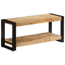 Mueble para TV madera maciza de mango 90x30x40 cm en Muebles TV | Comprar online en Foru.es