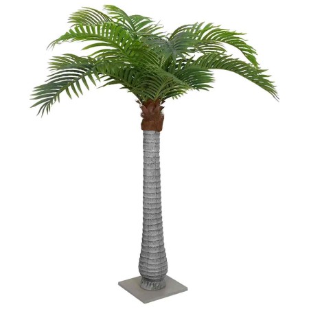 Palmera artificial con 15 hojas verde 200 cm de , Flora artificial - Ref: Foro24-4103577, Precio: 171,43 €, Descuento: %