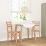 Sillas de comedor 2 unidades madera maciza de caucho de , Sillas de comedor - Ref: Foro24-4102420, Precio: 81,30 €, Descuento: %